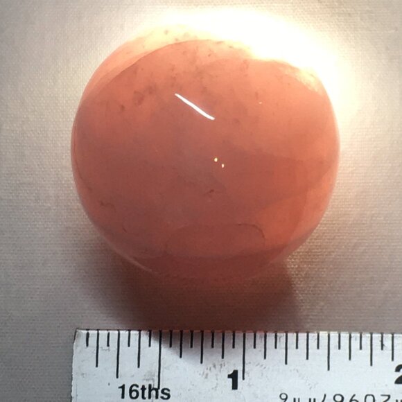 Rose Quartz Ball Polished Sphere - Picture 6 of 12